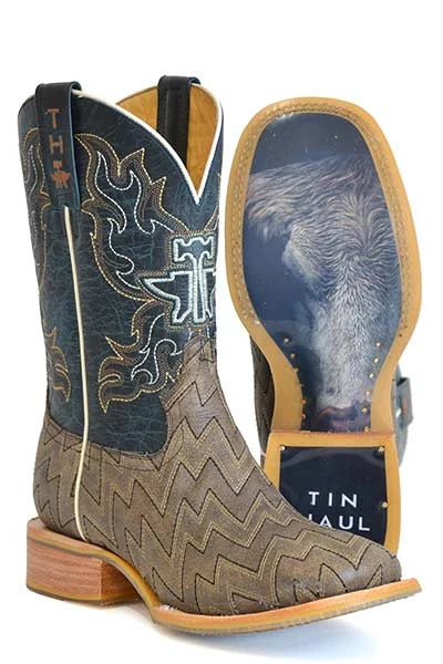 Tin Haul Lightning Strikes  - Men's Leather Cowboy Boot