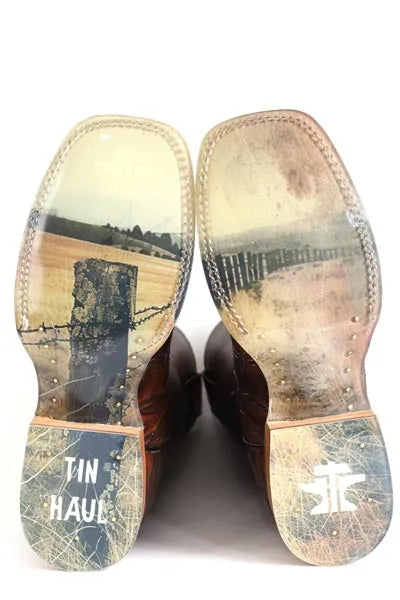Tin Haul Sharp As Ever - Men's Leather Cowboy Boot