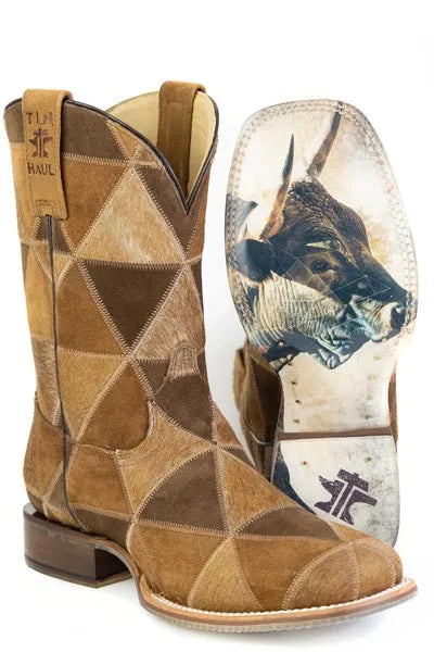 Tin Haul Wildhide Rider - Men's Leather Cowboy Boot