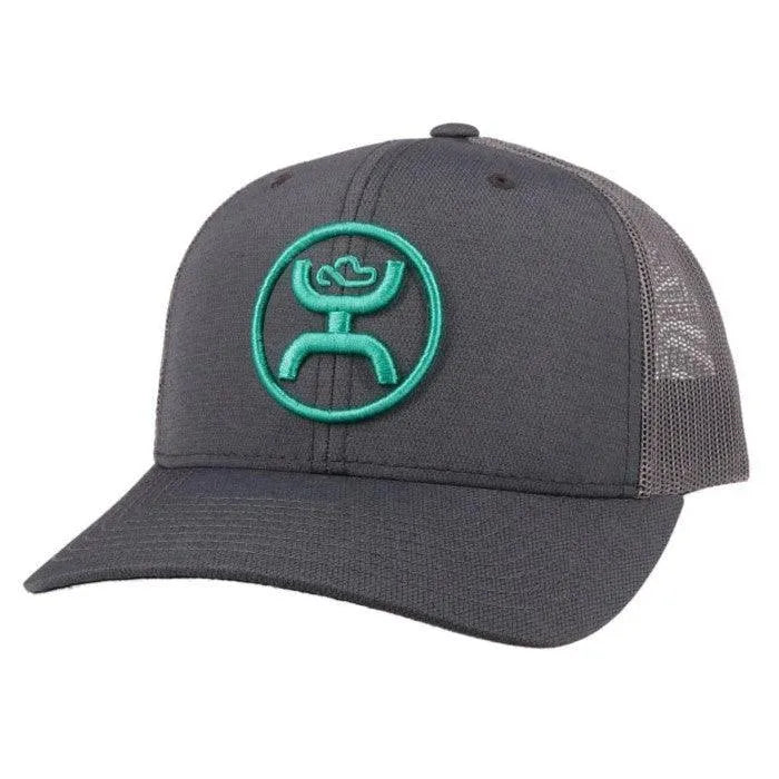 HOOey "O Classic" (Grey/Teal) - Trucker Cap