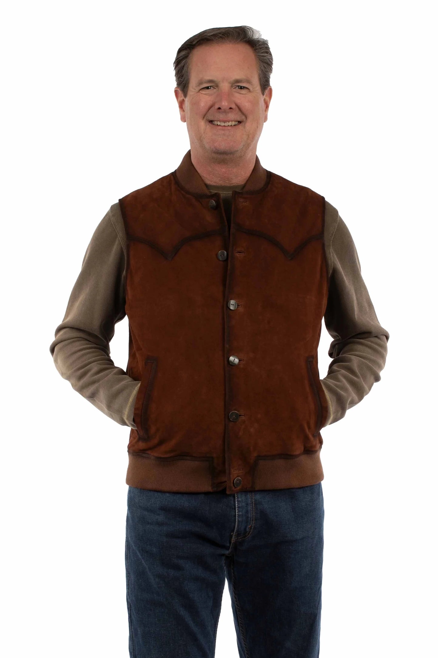Scully Cheyenne (2117 Suede) – Men's Vest