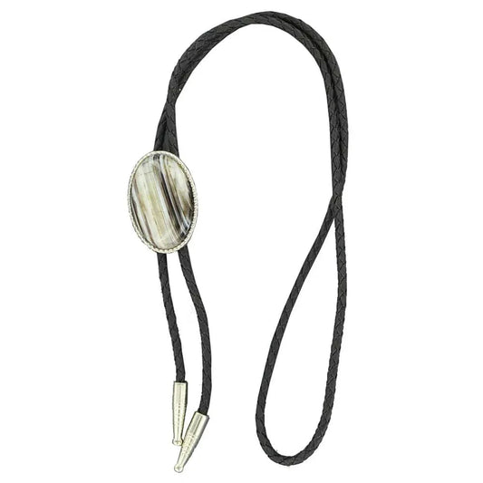 Double S Onyx - Bolo Tie