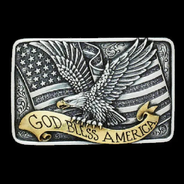 Nocona Patriotic - Belt Buckle