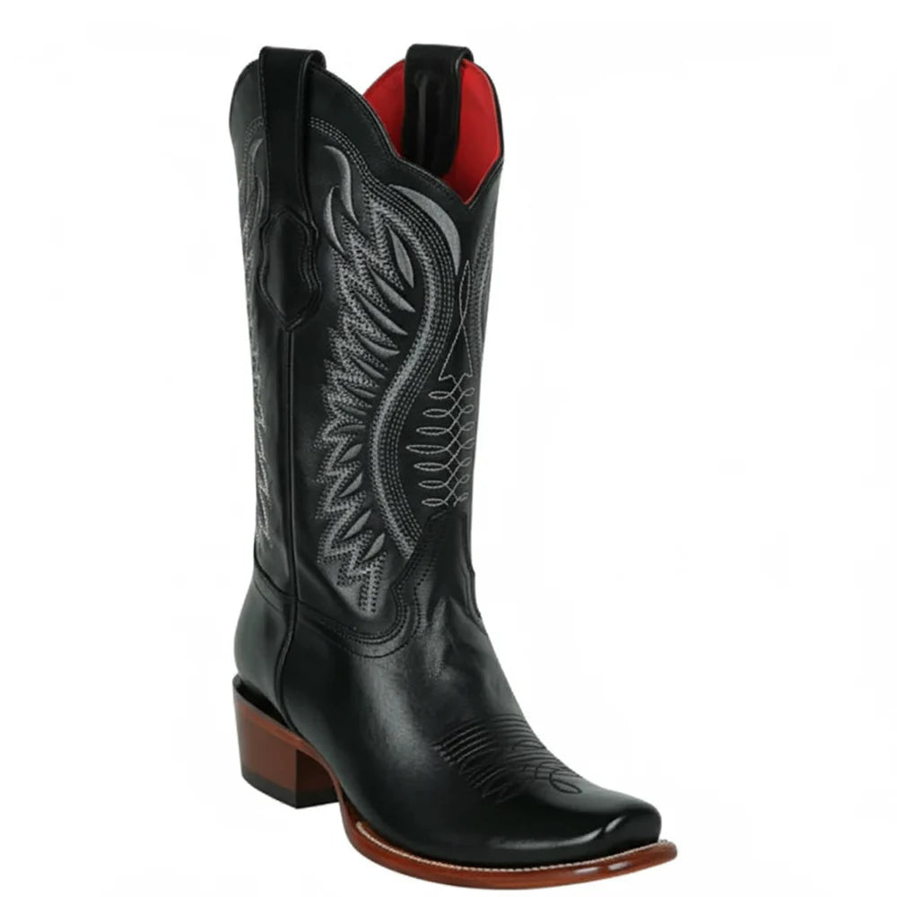 Los Altos Black Women's Cowgirl Boots