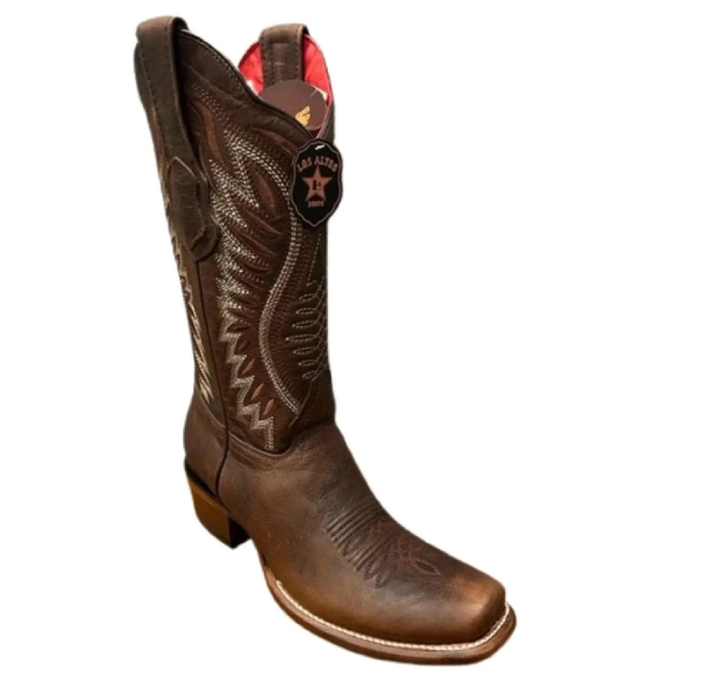Los Altos Walnut Women's Dubai Toe Cowgirl Boot