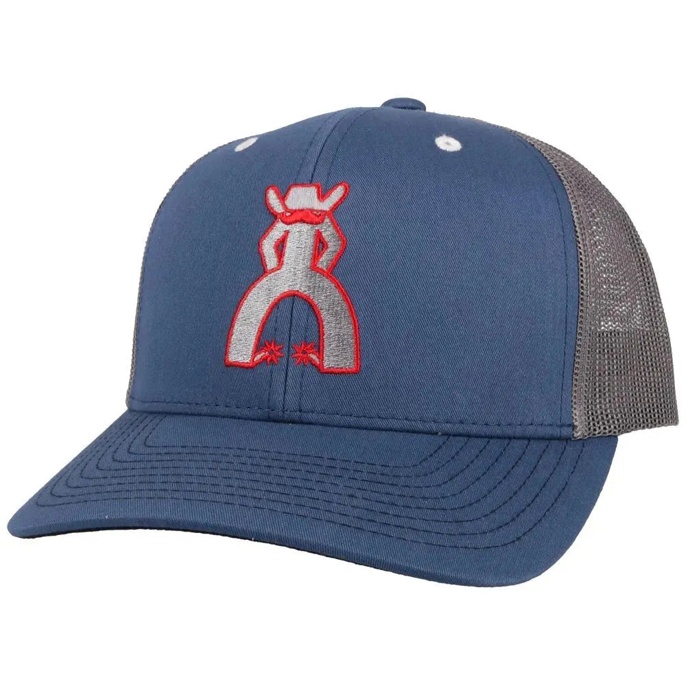 HOOey Punchy (Blue/Grey) - Trucker Cap