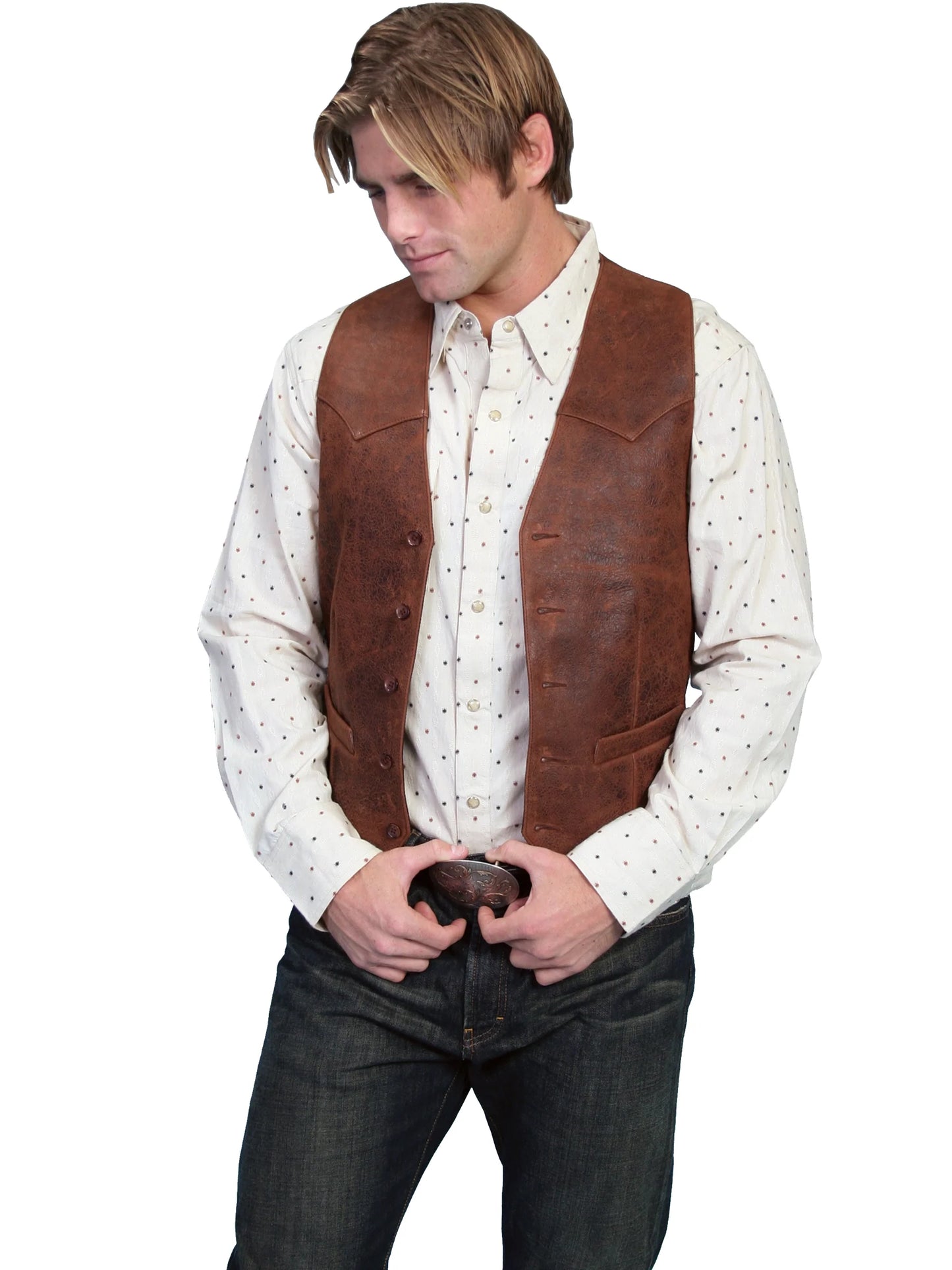Scully Outrider (503 Leather) – Men's Vest