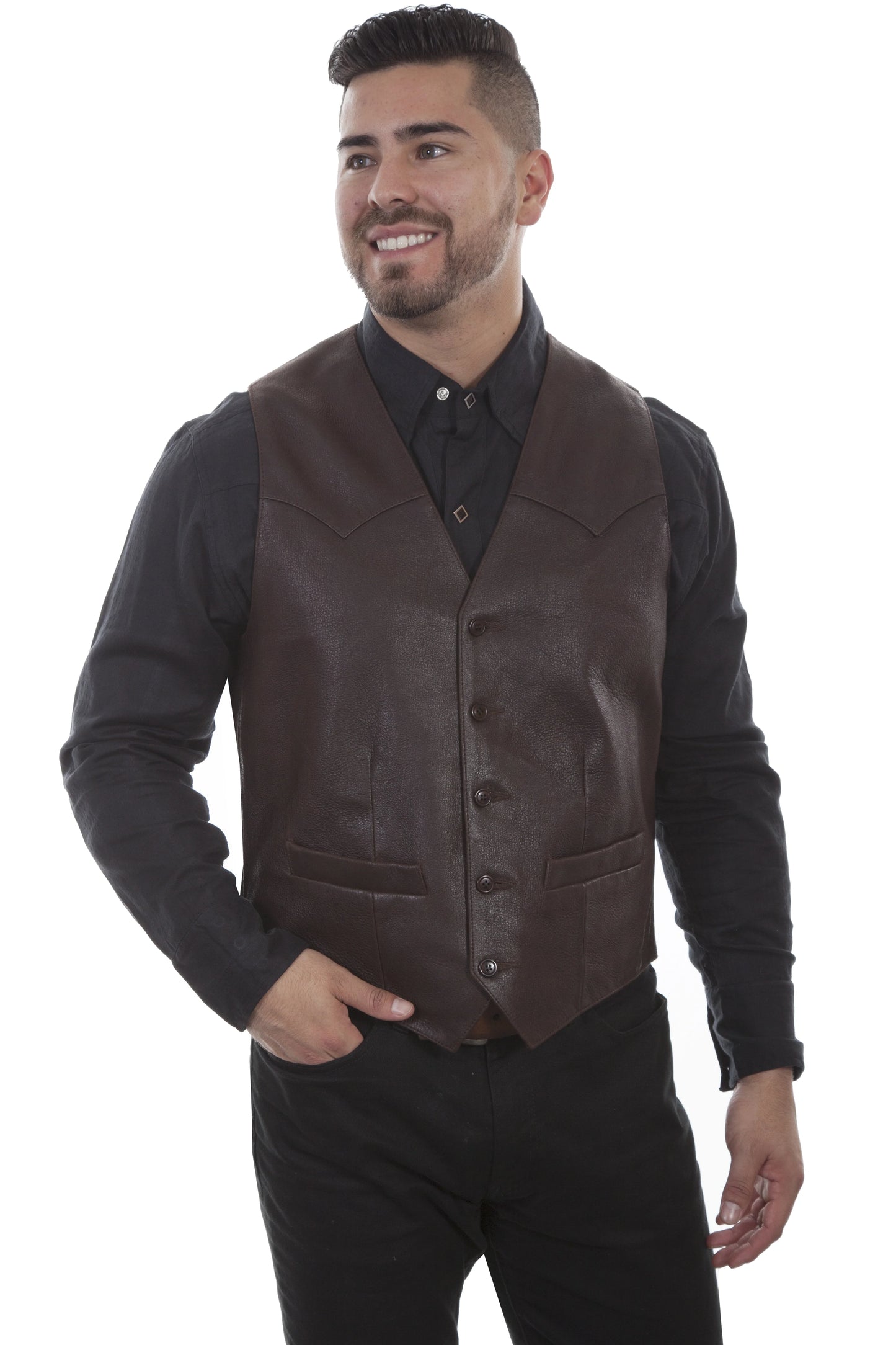 Scully Outrider (503 Calf Suede) – Men's Vest