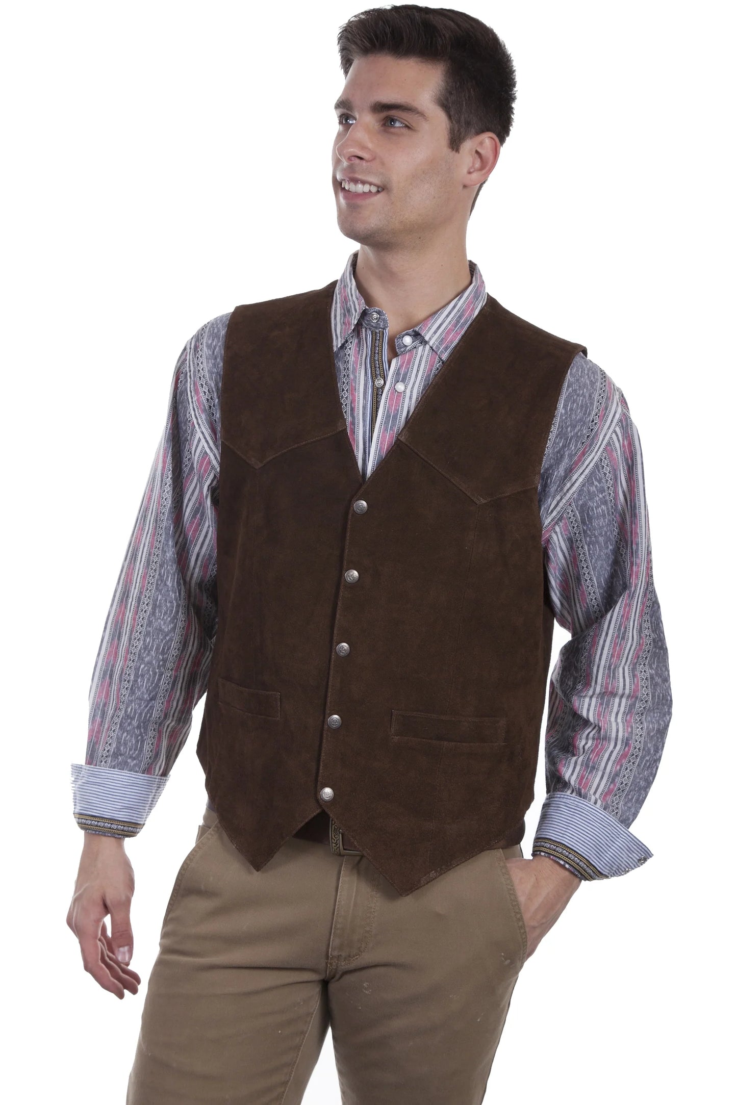 Scully Open Range (507 Suede Leather) – Men's Vest
