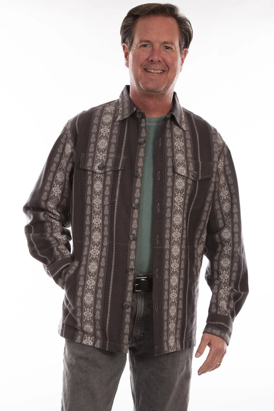 Scully Ridgeview - Men's Western Flannel Shirt Jacket