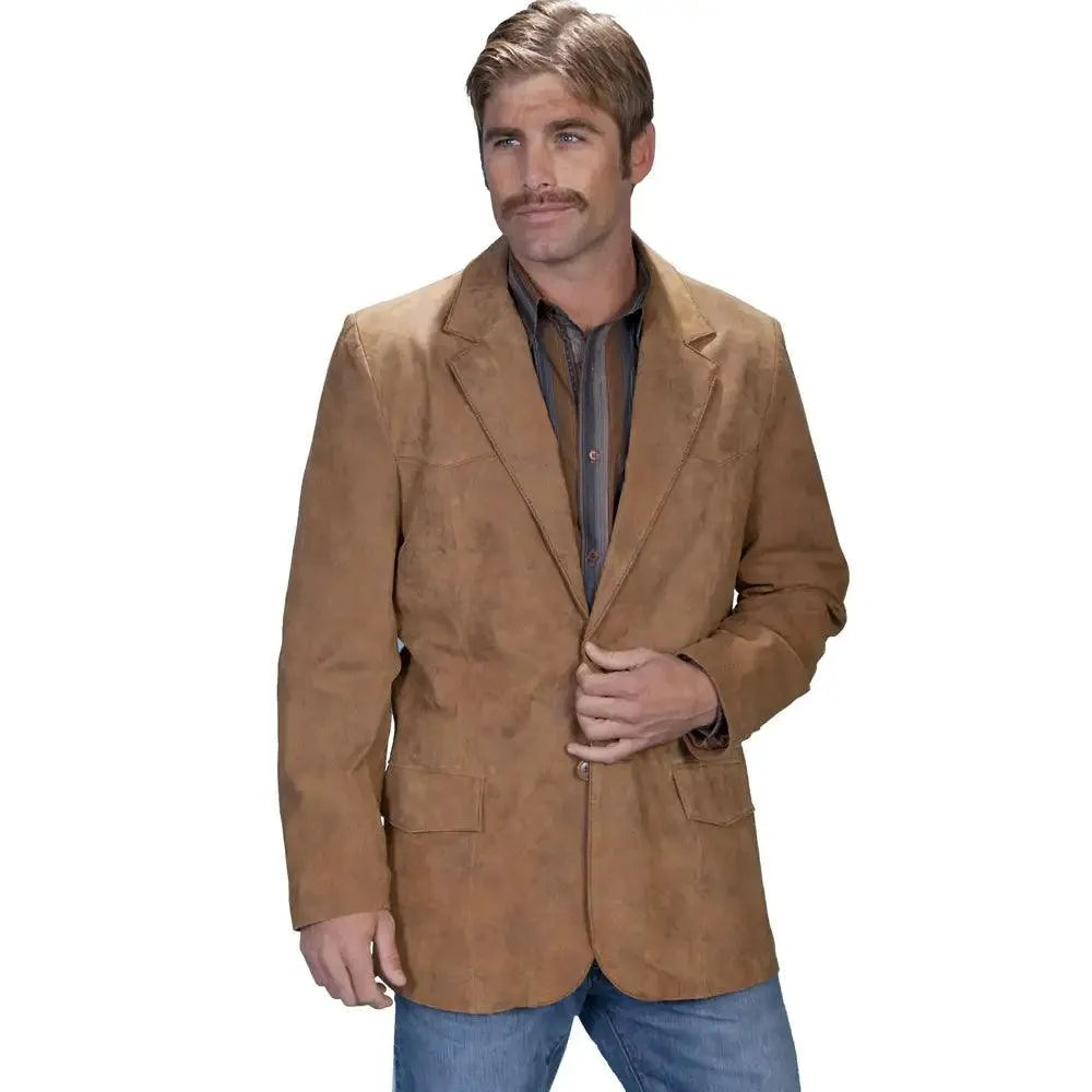 Scully Beau Leather Blazer - Mens Jacket
