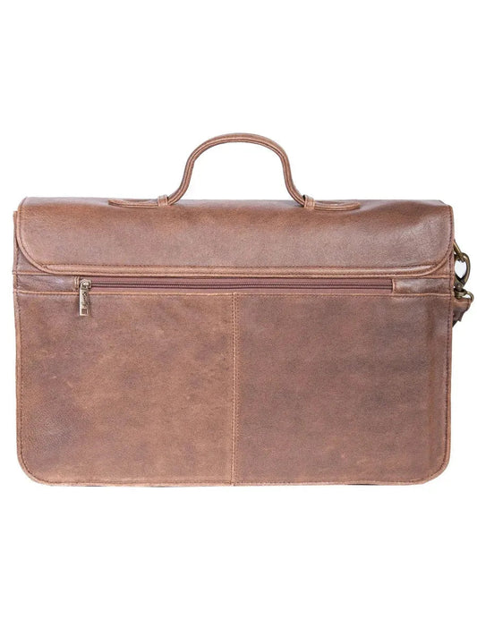 Scully Luxe Voyager - Leather Briefcase