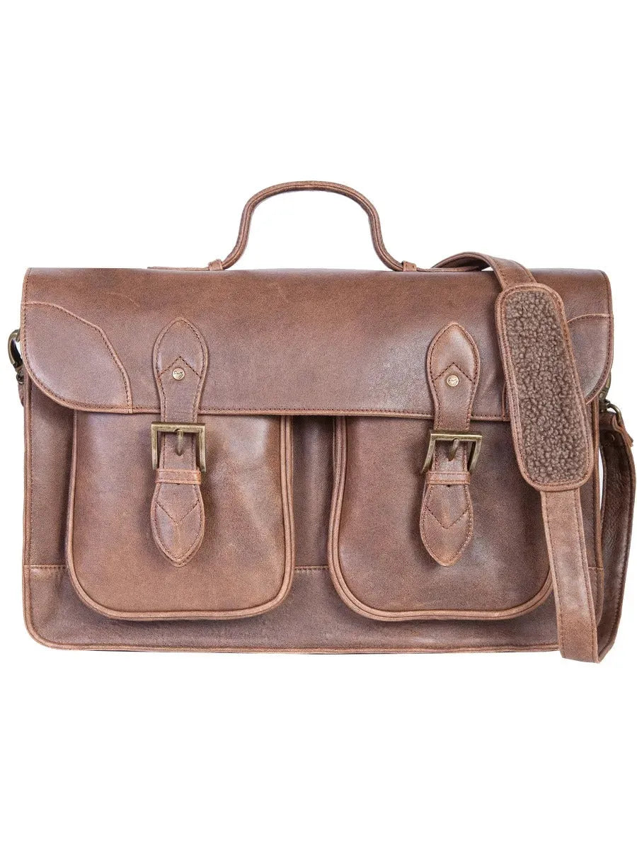 Scully Wayfarer's Venture - Leather Briefcase