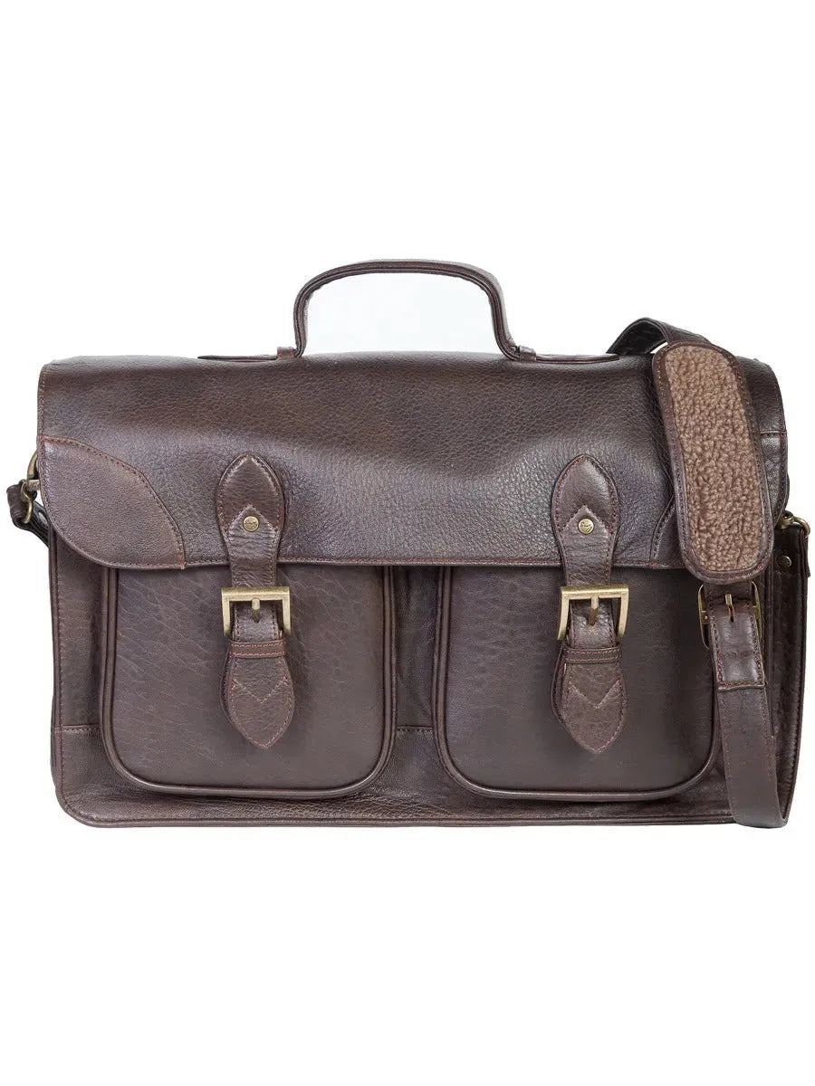 Scully Luxe Voyager - Leather Briefcase