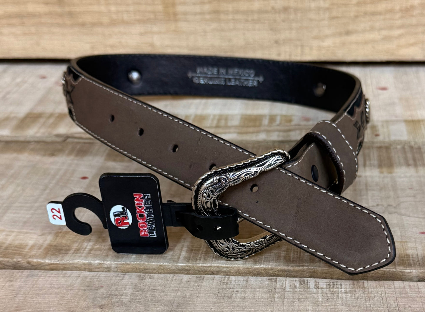 Rockin Leather Boys Belts