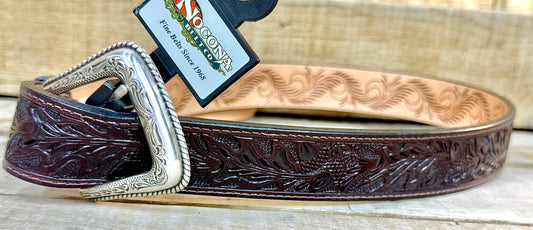 Nocona Hand Tooled Men's Belt