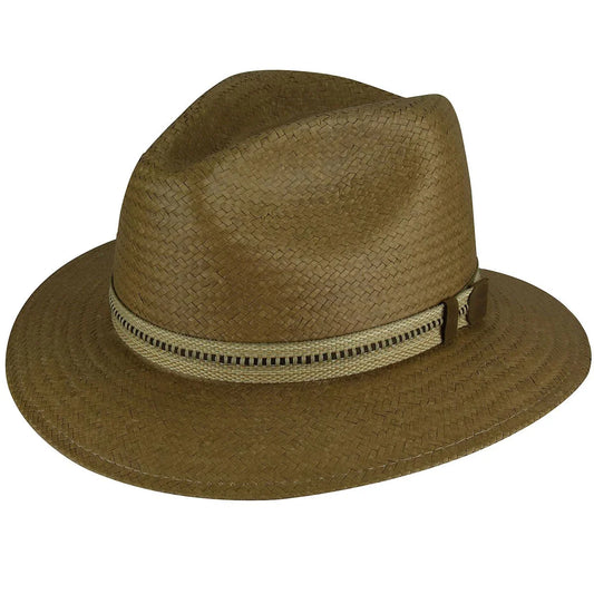 Bailey Kilgore - Straw Fedora Hat (Closeout)