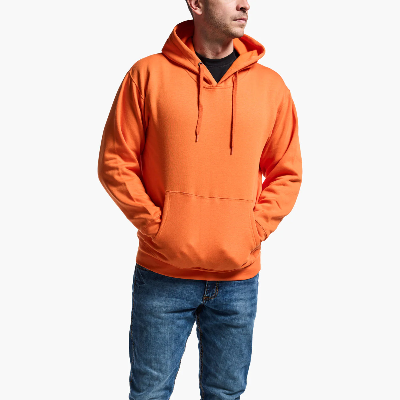 Rocky Burnt Orange Weighted Hoodie for Calm Focus, Sleep Support, and Cozy Comfort by Wild West Outfitters