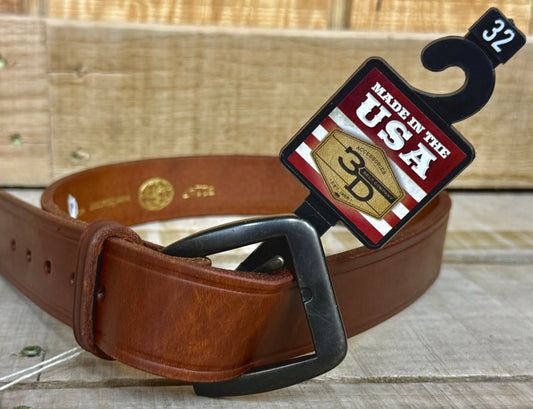 3D Leather Men's Belt