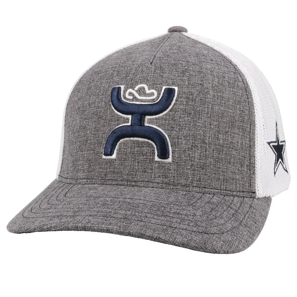 HOOey NFL Dallas Cowboys (Grey/White) - Trucker Cap