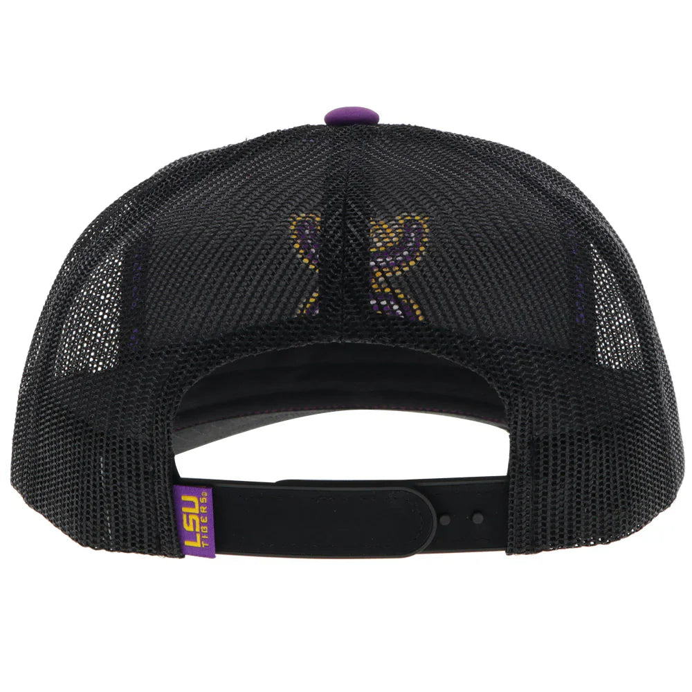 HOOey Louisiana State University "LSU" ( Purple/Black) - Trucker Cap