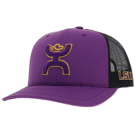 HOOey Louisiana State University "LSU" ( Purple/Black) - Trucker Cap