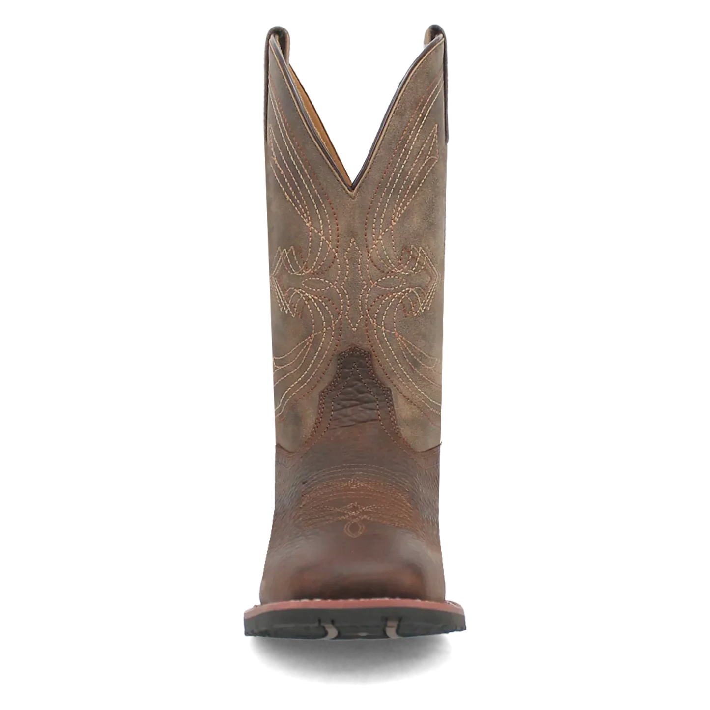 Laredo Elias (Chocolate/Tan) - Men's Leather Cowboy Boots