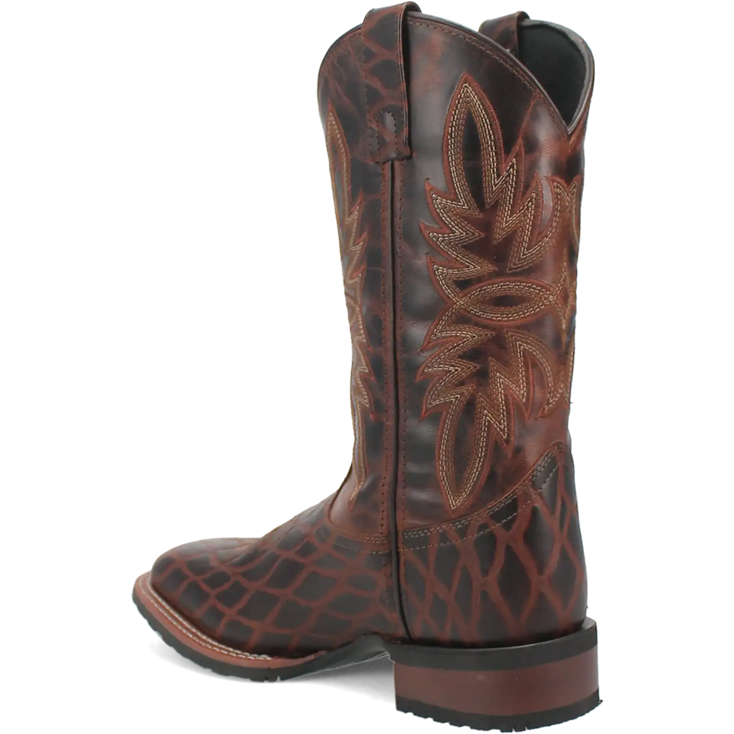 Laredo Grid - Men's Leather Cowboy Boots