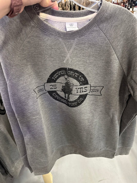 Cowgirl Tuff 25 Anniversary Crewneck