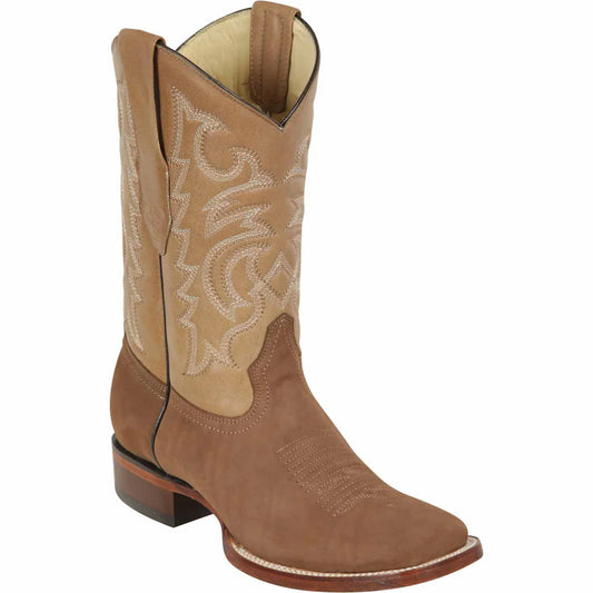 Los Altos Taupe Suede Men's Cowboy Boot