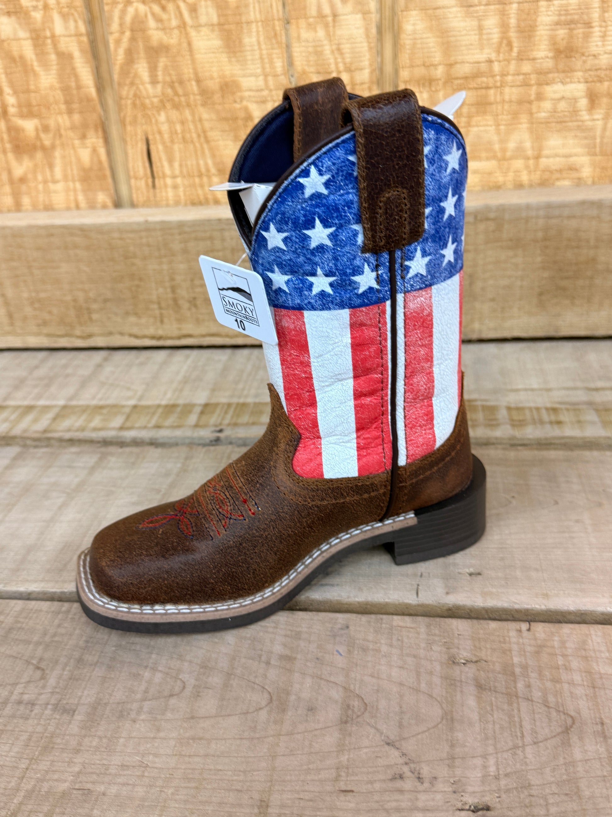 Smoky Mountain Boots Youth Old Glory Western Boot for Kids Durable Comfort and Patriotic Style by Wild West Outfitters