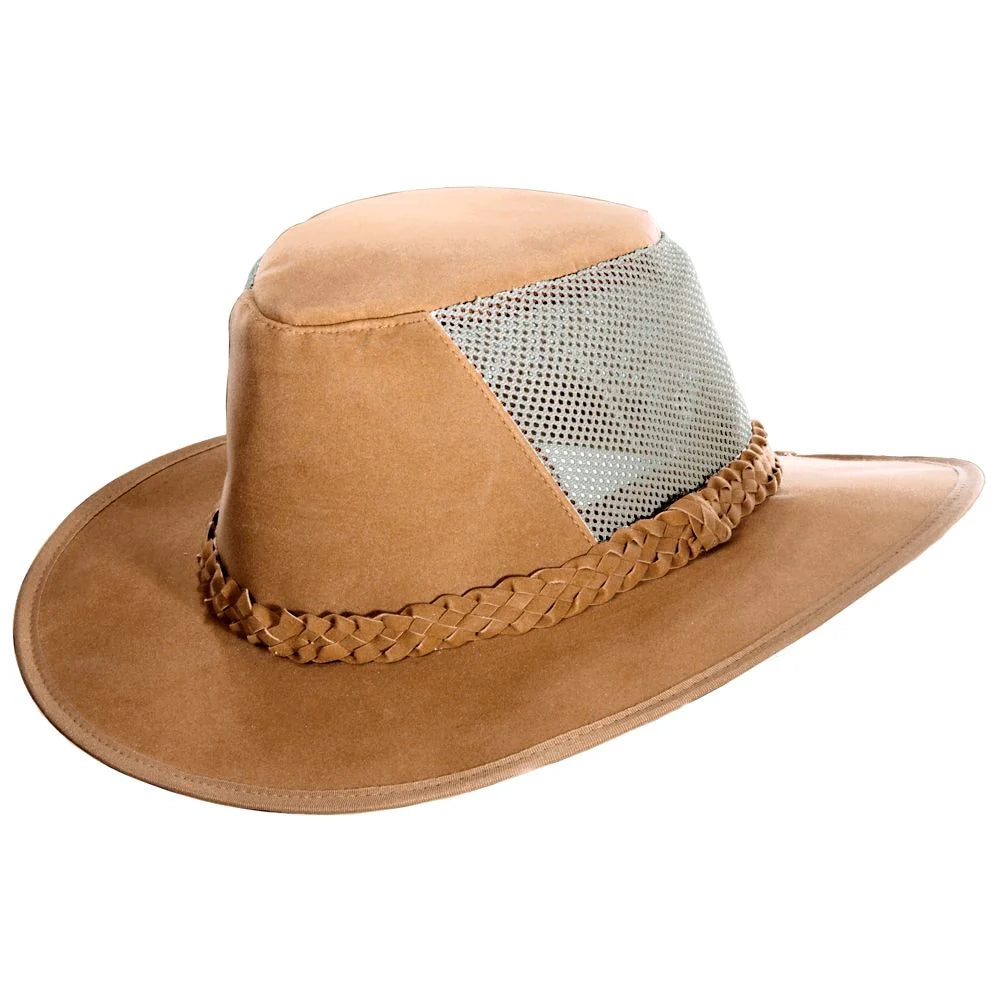 Dorfman Pacific Seabreeze - UPF 50+ Canvas Australian Hat