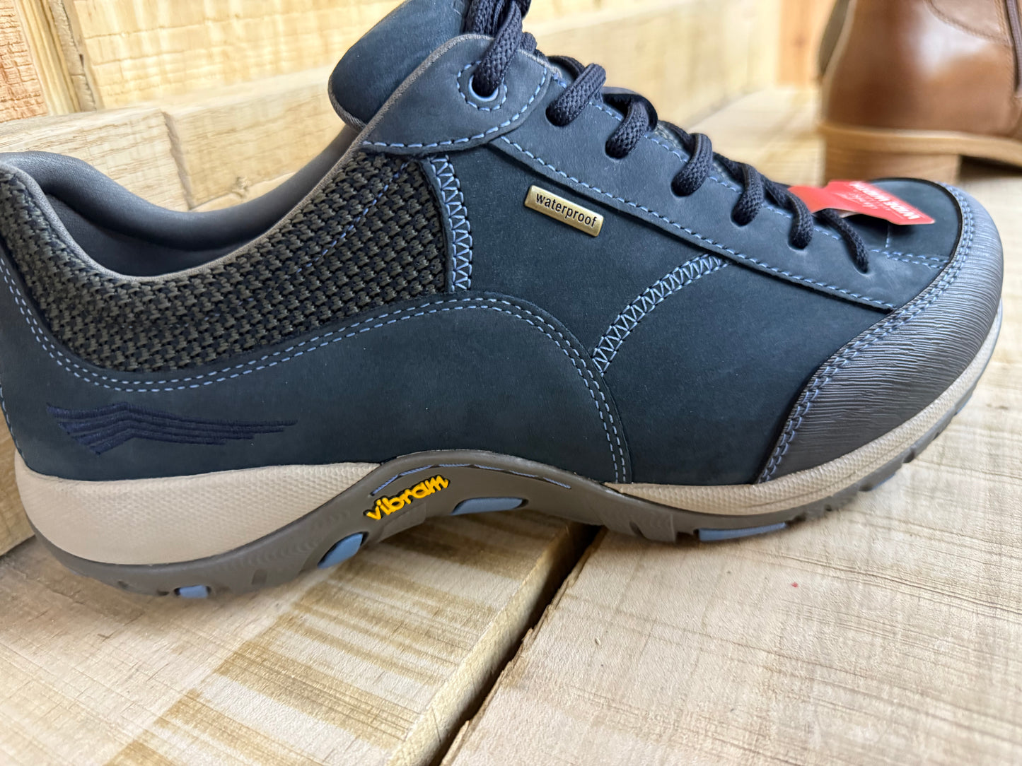 Dansko Paisley Wide Milled Nubuck Navy