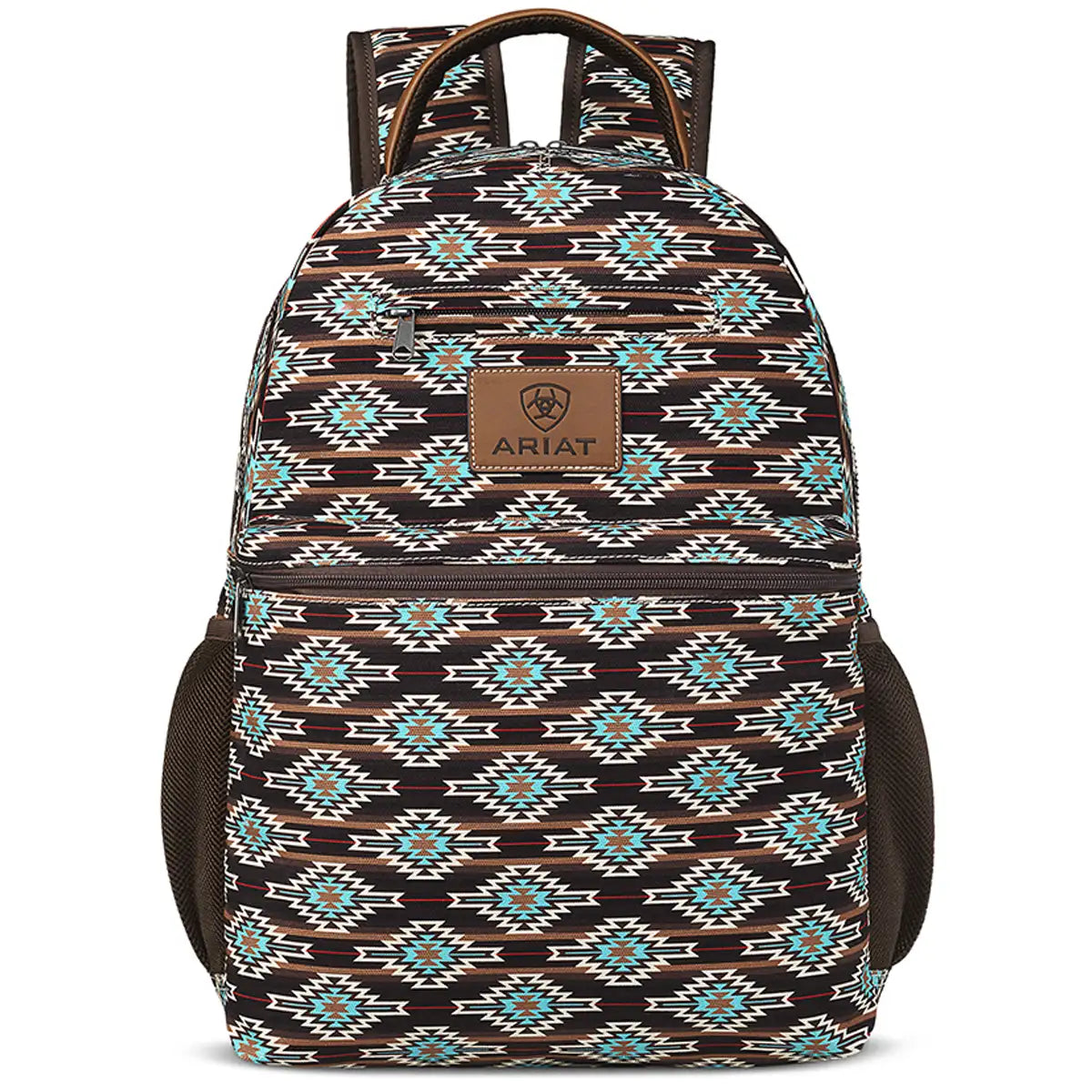 Ariat Southwest Backpack (Brown/Turquoise) - Backpack