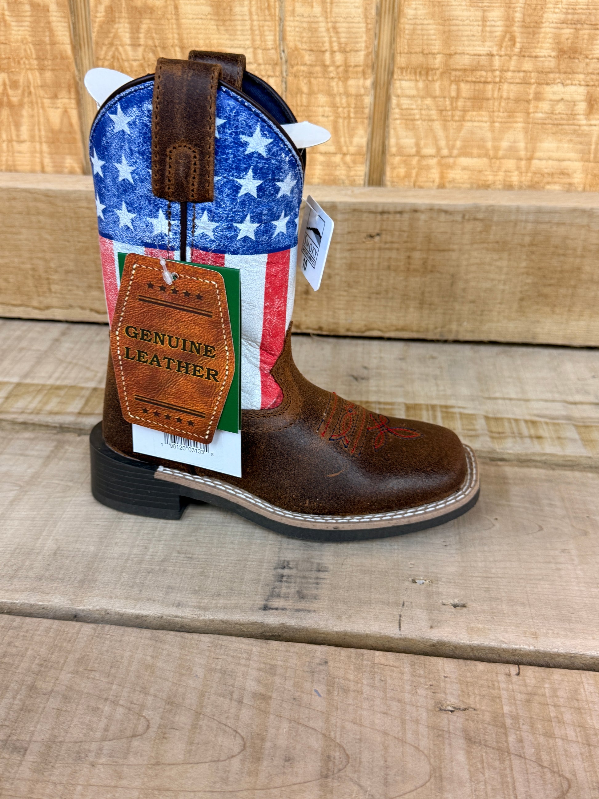 Smoky Mountain Boots Youth Old Glory Western Boot for Kids Durable Comfort and Patriotic Style by Wild West Outfitters