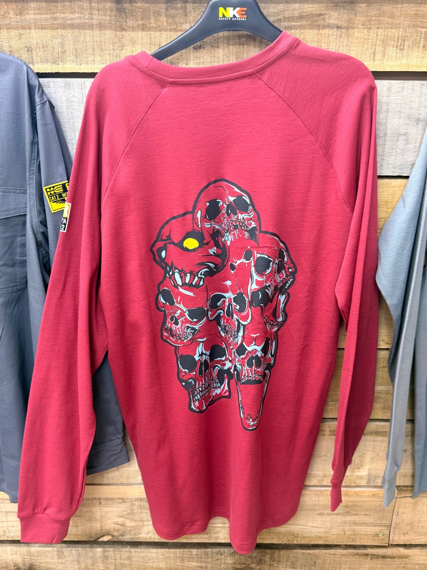 NKE Cat 2 Arc Flash Long Sleeve Fire Resistant Shirt for Electrical PPE and Industrial Safety by Wild West Outfitters