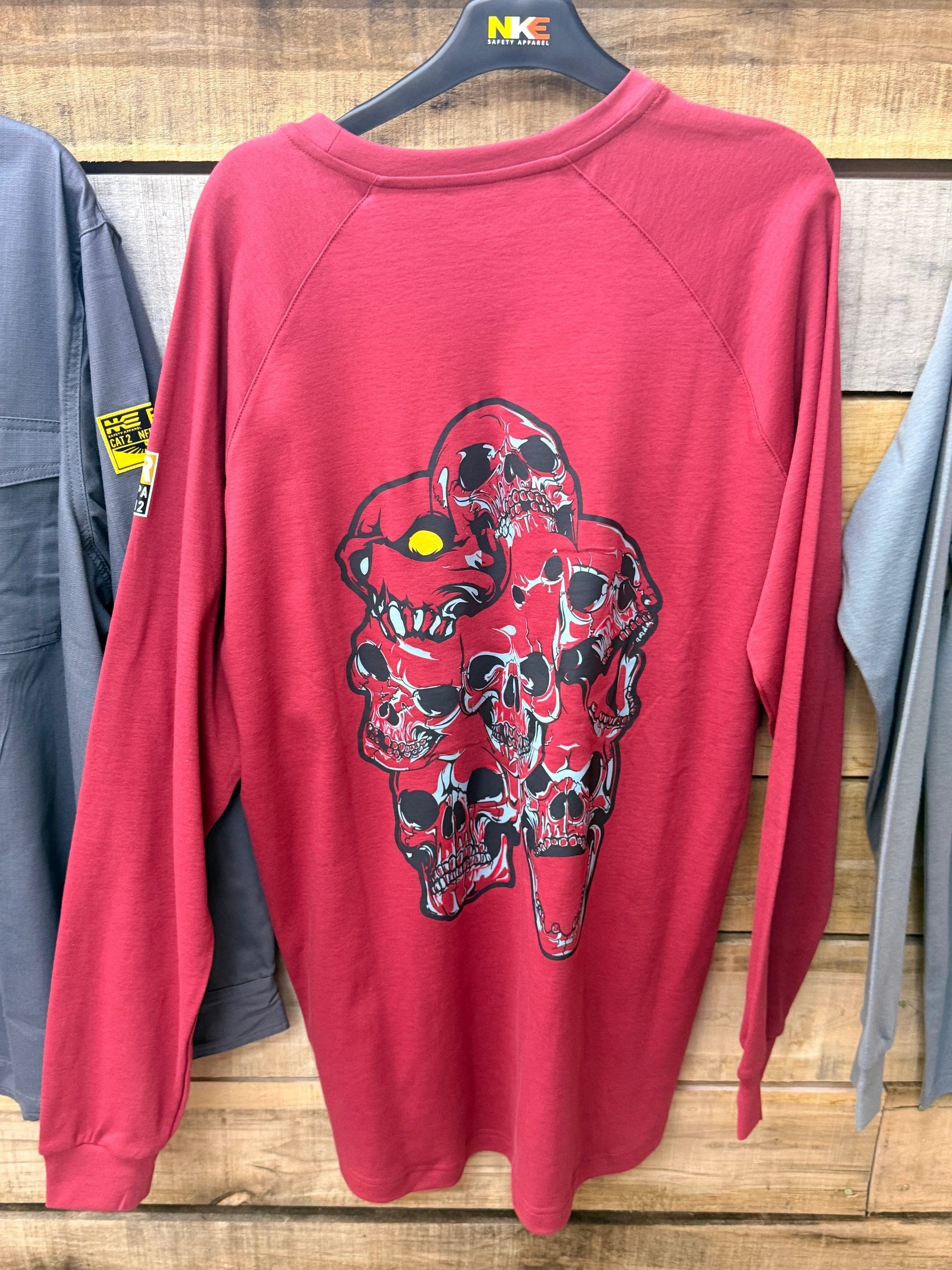 NKE Cat 2 Arc Flash Long Sleeve Fire Resistant Shirt for Electrical PPE and Industrial Safety by Wild West Outfitters