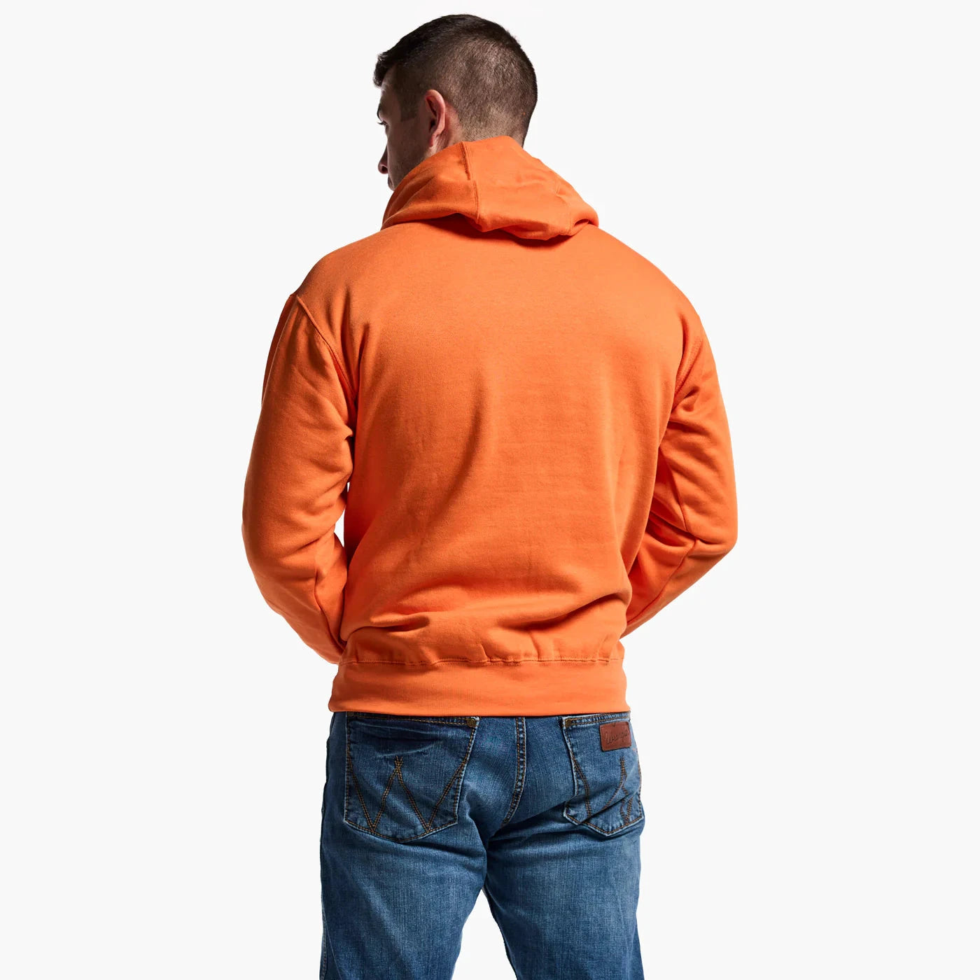 Rocky Burnt Orange Weighted Hoodie for Calm Focus, Sleep Support, and Cozy Comfort by Wild West Outfitters