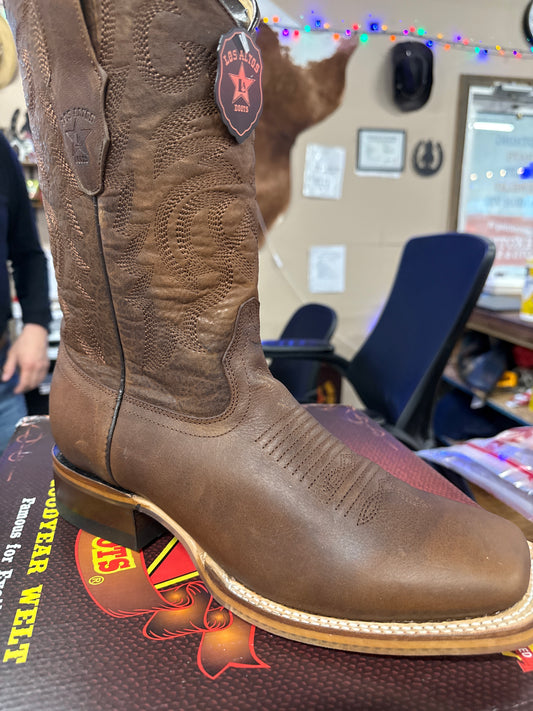 Los Altos Image Sole Wide Square Toe Rage Walnut