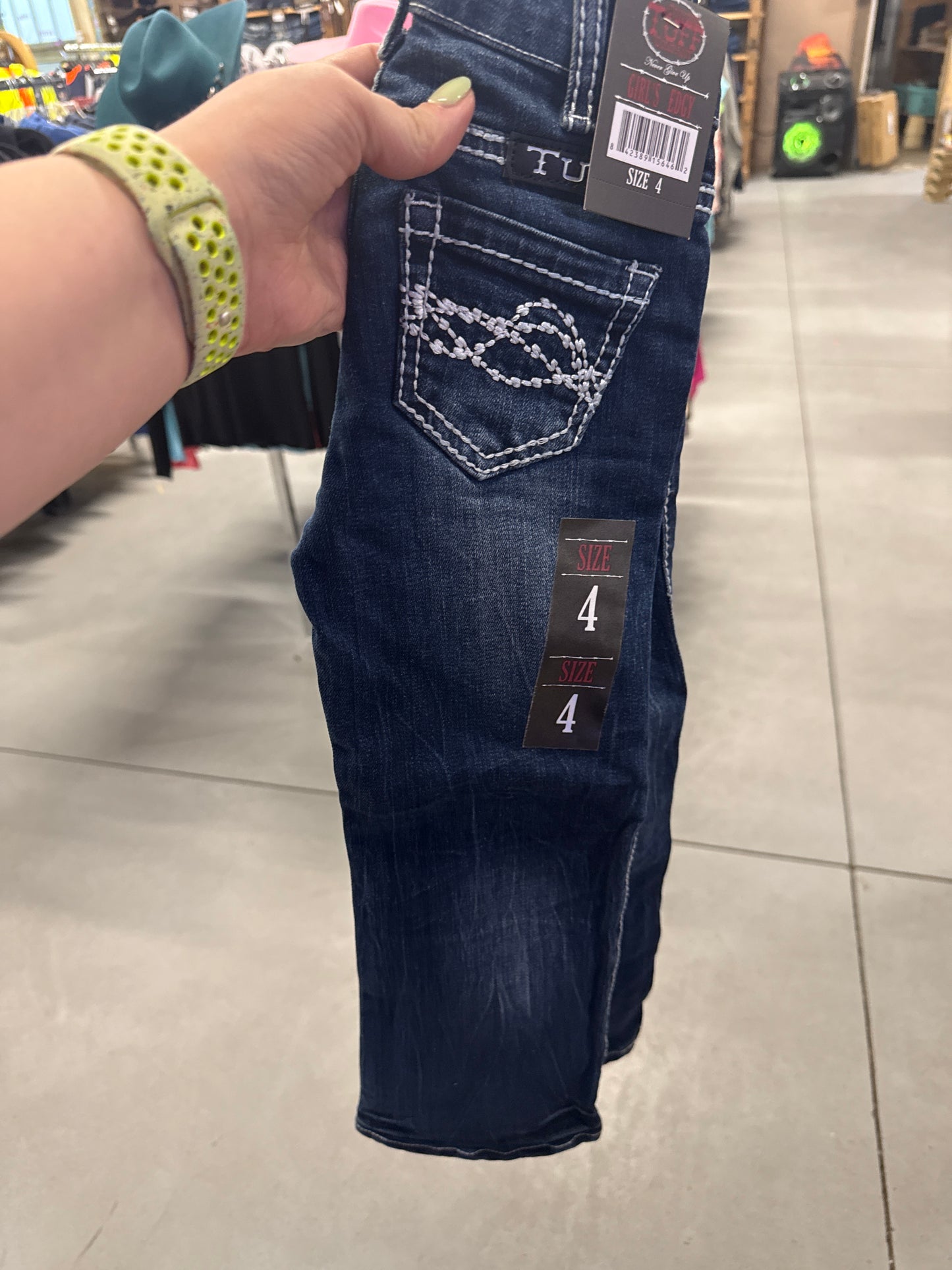 Cowgirl Tuff Girl’s Jeans Edgy