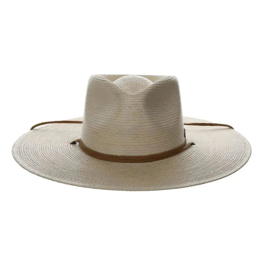 Biltmore Canyon Moon - Wide Brim Mexican Palm Straw Fedora Hat