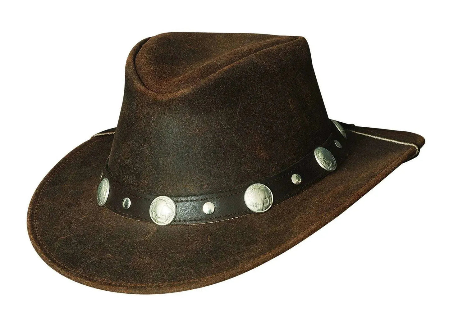 Bullhide Arapahoe- Leather Australian Outback Hat
