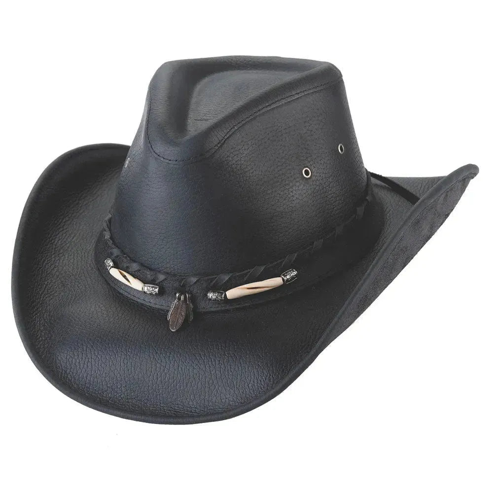 Bullhide Briscoe - Leather Cowboy Hat