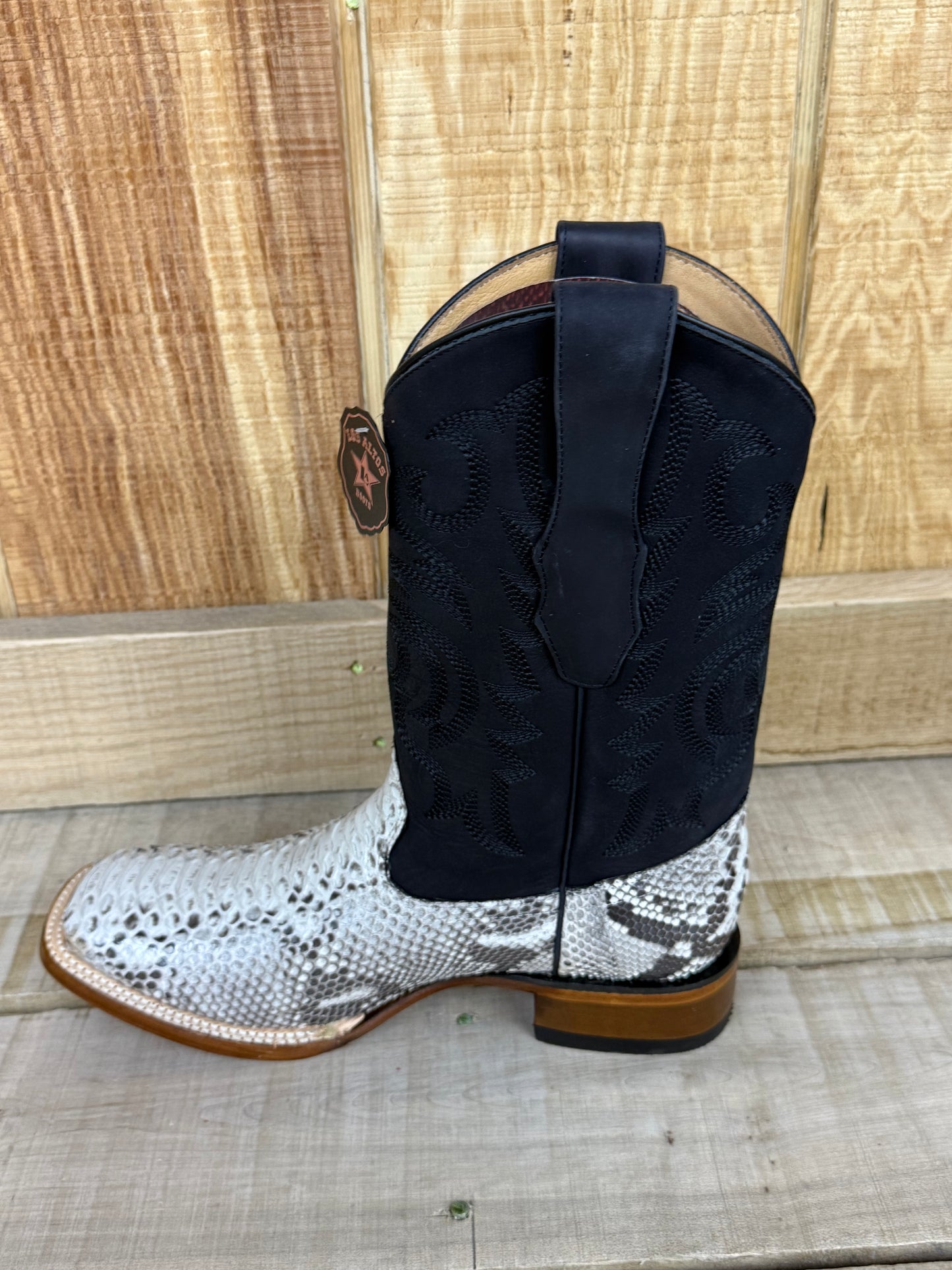 Exotic Los Altos Natural Python Men’s Cowboy Boots