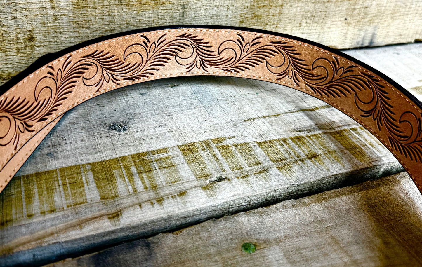 Nocona Hand Tooled Men's Belt