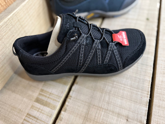 Harlyn Wide Suede Black/Black