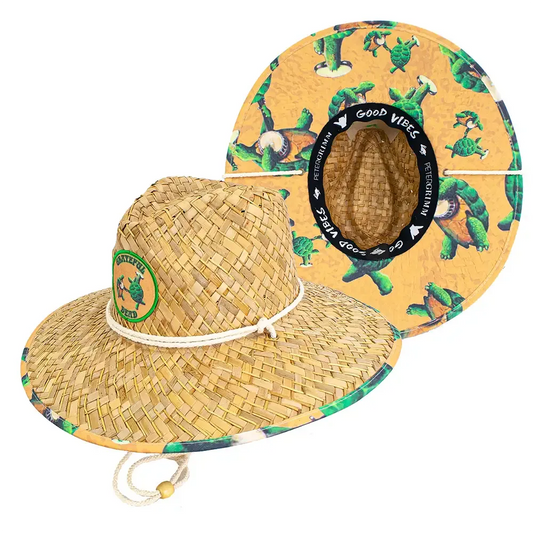 Peter Grimm Grateful Dead Dancing Terrapins Junior - Children's Straw Lifeguard Hat