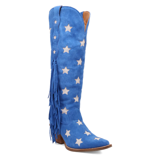 Dingo Super Star - Women's Suede Leather Cowgirl Boots