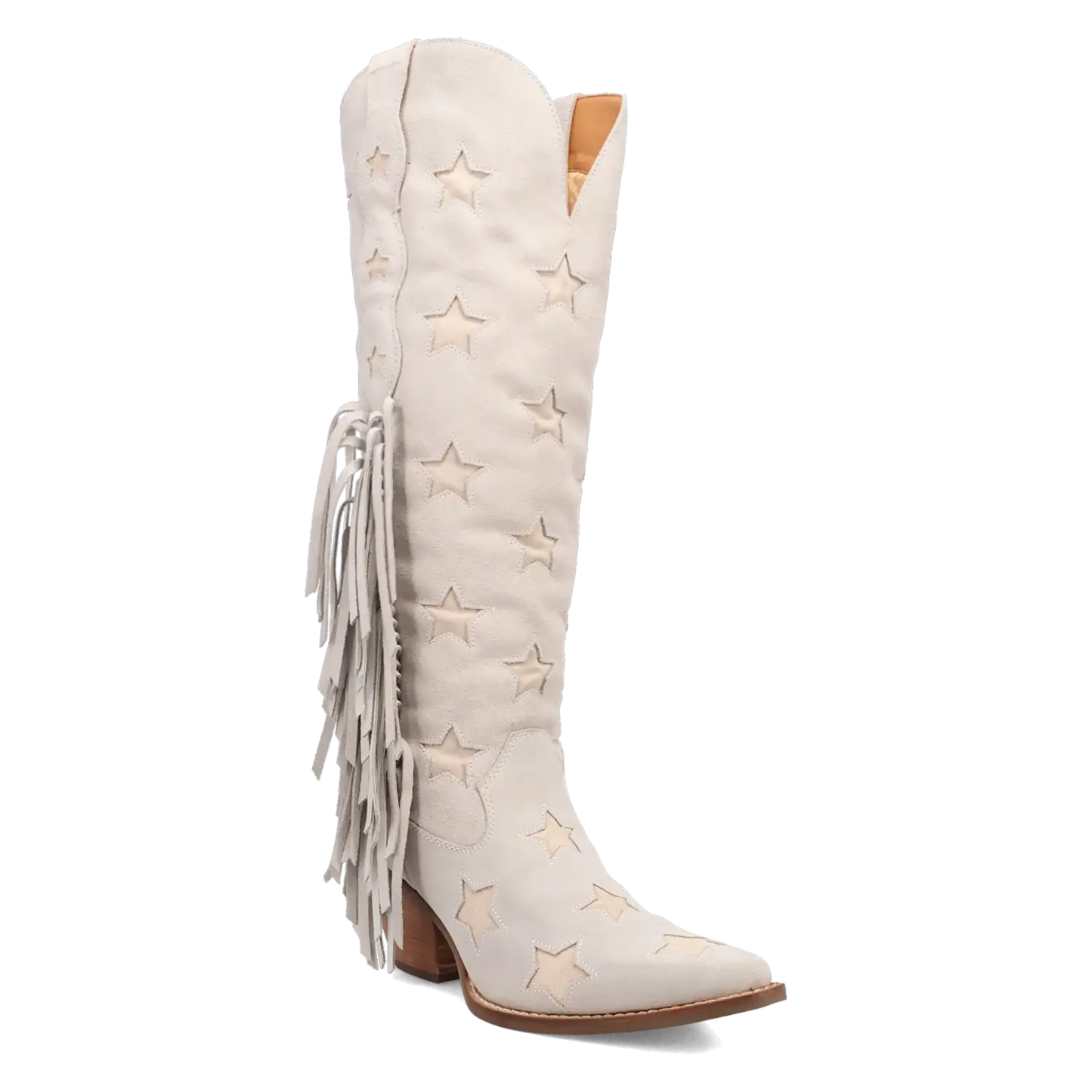 Dingo Super Star - Women's Suede Leather Cowgirl Boots