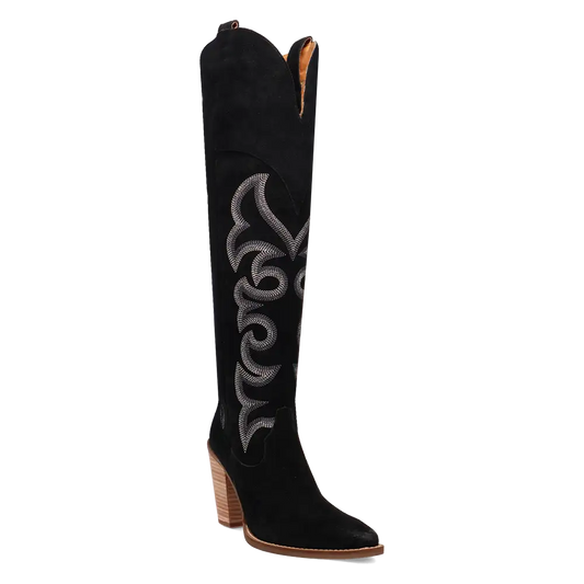 Dingo Primadonna - Women's Suede Leather Cowgirl Boots